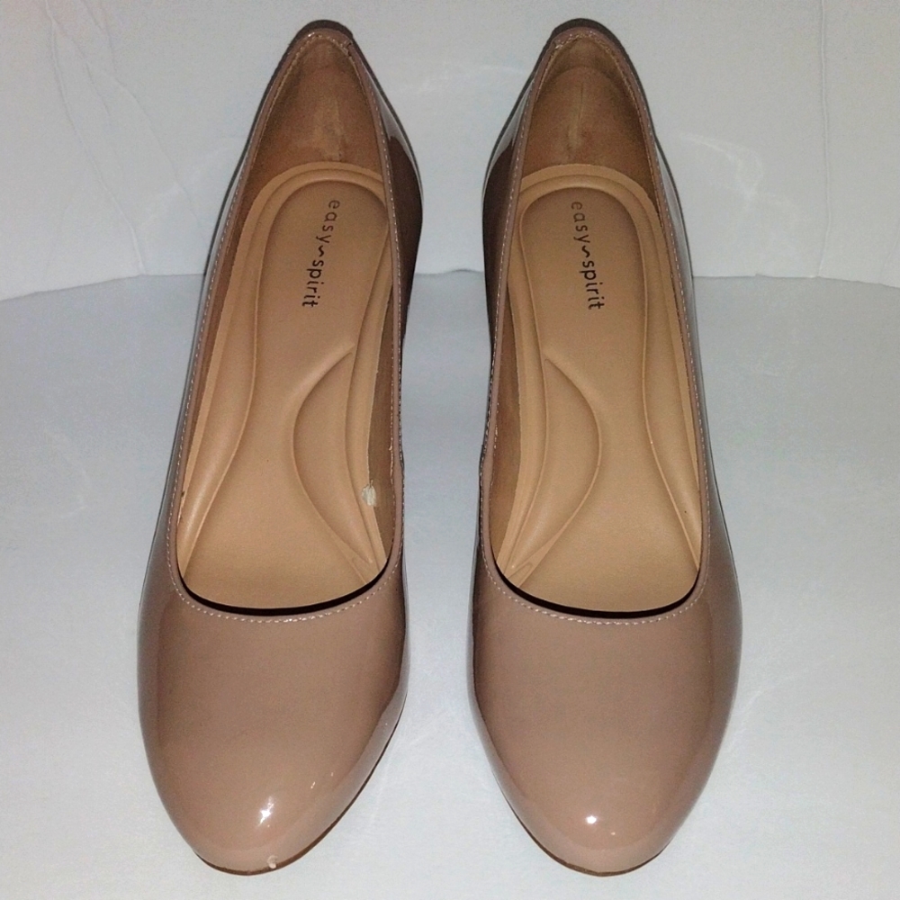 Nude Pumps Block Heel